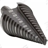 MILWAUKEE Step Drill Bit: 6 mm to 35 mm, Black Oxide HSS, 3-Flats Shank (MPN 48-89-9335). Key specifications — attr1234936: Not Impact Rated.