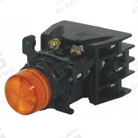 EATON Illuminated Push Button: 30 mm, Metallic, Extended Profile, 1NO/1NC (MPN E34EX828AD24). Key specifications — Manufacturer Part Number: E34EX828AD24; Product Type: Push Button Operators; Series: E34; Brand: EATON; AC Contact Rating: 10 A @ 600 V; Action: Momentary; DC Contact Rating: 2.5 A @ 250 V; Operator Illumination: Illuminated.