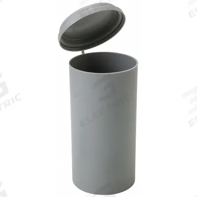 HUMBOLDT Cylinder Mold: Cylinder Mold, Domed Plastic Lid, Plastic, 6 in Overall Ht - Cylinder Molds