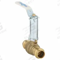 MILWAUKEE VALVE Manual Two-Way Ball Valve: 1/2 in, Brass, Straight, Press x Press, Two-Piece (MPN UPBA-481B - 12). Key specifications — Brand: MILWAUKEE VALVE; Handle: Lever.