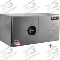 BUYERS PRODUCTS Underbody: Underbody Truck Box, Double Barn Doors Door, 18 in Overall Dp, Silver (MPN 1705425). Key specifications — Color: Silver; Brand: BUYERS PRODUCTS; Lock Type: Keyed.