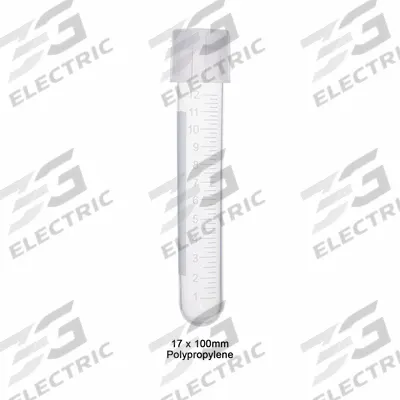 APPROVED VENDOR Culture Tube: Culture Tube, Polypropylene, 14 mL Capacity - mL, Round - Plastic Culture Tubes