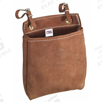 KLEIN TOOLS Tool Pouch: For 3 in Belt Wd - Max, 1 Pockets - Leather Tool Pouches