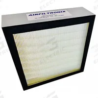 AIRFILTRONIX Filter: HEPA, Fume Hoods, 10 1/2 in Overall Ht, 10 1/2 in Overall Wd, Fume Hood, 1 (MPN 200F HP1). Key specifications — attr1026777: HEPA; attr1026779: Fume Hoods; attr1031063: Fume Hood; attr1031062: 200A ES7000.
