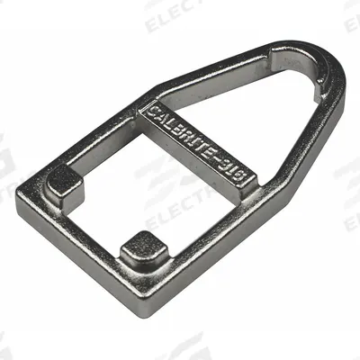 CALBRITE Conduit & Pipe Clamp with Back Spacer: 1 in_1/2 in Trade Size, 316 Stainless Steel - Surface Mount Clamps for Conduit & Pipe