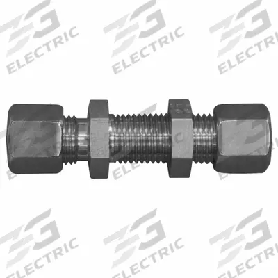 BRENNAN INDUSTRIES Compression Fitting Adapter: 16 mm OD x 16 mm OD size - Flareless Bite-Type Stainless Steel Compression Fittings