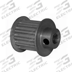 DAYTON Timing Pulley: Modified Curvilinear, Fixed, For GT Timing Belt Section, For 15 mm Belt Wd (MPN 13-5P15M6FA6). Key specifications — Brand: DAYTON; Finish: Clear Anodized; For Belt Series: Powerhouse®.