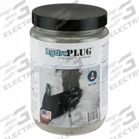 JE TOMES Hydraulic Cement: Hydroplug, Cement, 3 lb Container Size, Jar, Gray (MPN C118). Key specifications — Color: Gray; Series: Hydroplug; Brand: JE TOMES; Compatible Materials: Concrete & Masonry; VOC Content Range: No VOC.