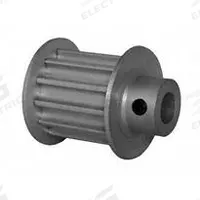 DAYTON Timing Pulley: Curvilinear, Fixed, For 15 mm Belt Wd, 12 Teeth, 5 mm Pitch, Aluminum (MPN 12-5M15M6FA6). Key specifications — Brand: DAYTON; Finish: Clear Anodized; For Belt Series: Powerhouse®.