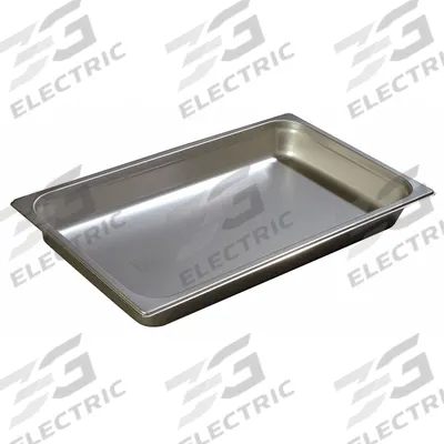 CARLISLE Food Pan: Full Size, Rectangular, 24 ga Gauge, 9.2 qt Capacity - Steam Table Pans