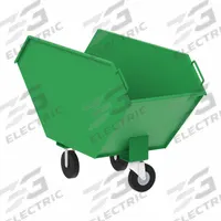 VALLEY CRAFT Chip Truck: Not Powered, 11 cu ft Cubic Foot Capacity, 1,500 lb Load Capacity, Green (MPN F85096A1). Key specifications — Color: Green; Brand: VALLEY CRAFT; Caster/Wheel Configuration: (2) Rigid.
