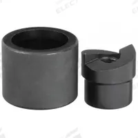 ECLIPSE Knockout Punch and Die Kit: 10 ga Sheet Metal Capacity (Steel), 1/2 in Nominal Size, Round (MPN 902-485). Key specifications — attr63418: 902-485; attr63421: ECLIPSE; attr63425: No; attr63427: Manual Hydraulic; attr63430: Aluminum.