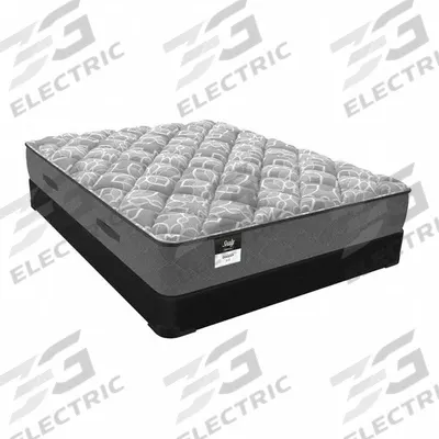 SEALY Bed Mattress: Full, Soft, Knit Fabric, 12 in Overall Ht, 54 in Overall Wd - Decorah by Sealy