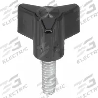 DAVIES Hand Knob: 3 Point, Thermoset, 5/16"-18 Thread, 2 in Dia, Black (MPN 3040BM). Key specifications — Brand: DAVIES.