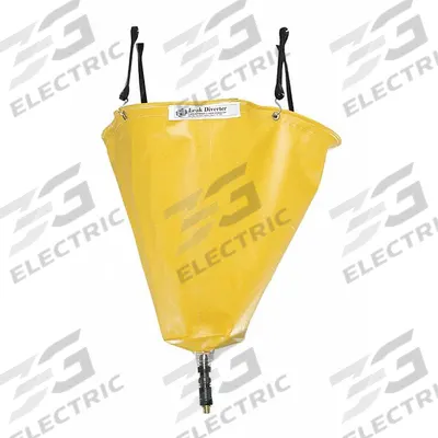PIG Leak Diverter Tarp: Straps Leak Diverter Mounting, Polyester/PVC - Pipe Leak Diverters