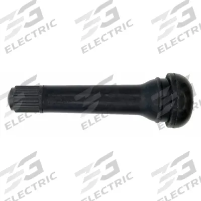TRU-FLATE Snap-In Valve: Tire Valve, Snap-In, 180° Valve Stem Angle, Straight - Tire Valve Stems