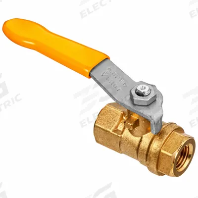 USA INDUSTRIALS Manual Two-Way Ball Valve: 2 in, Brass, Straight, FNPT x FNPT - Brass Ball Valves