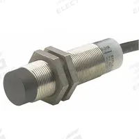 EATON Inductive Cylindrical Proximity Sensor: Built-in Connector, Unshielded, 3 Wires, 4 - Pin M12 (MPN E57-18LE20-CD). Key specifications — Brand: EATON; AC Supply Voltage Rating: Not Rated; DC Supply Voltage Rating: 6-48V DC.