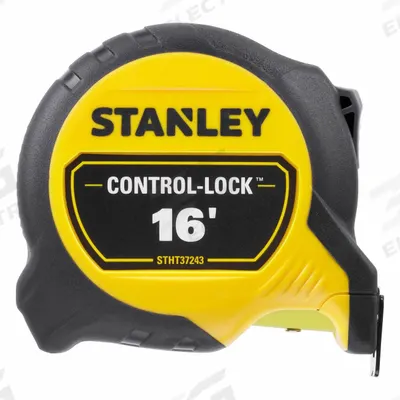 STANLEY Tape Measure: Nonmagnetic Double Hook Tip, 16 ft, Plastic - Standard (Inch) Tape Measures