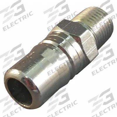 HANSEN Hydraulic Quick Connect Hose Coupling: 1/4 in Coupling Size, Steel - 2RL Series Hydraulic Quick-Connect Coupling Plugs