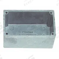 POMONA Shielded Box: Blue, Die-Cast Aluminum, 2 in x 1 in x 1 in (MPN 2417). Key specifications — Color: Blue; Includes: Screws; Brand: POMONA.