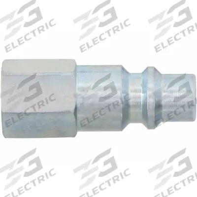 SPEEDAIRE Quick Connect Hose Coupling: 3/8 in Body Size, 1/4 in Hose Fitting Size - Industrial Interchange Steel Quick-Connect Air Coupling Plugs