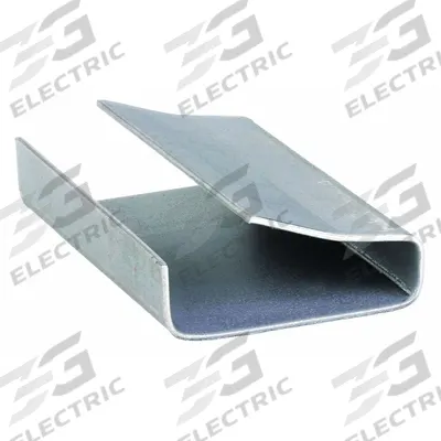 APPROVED VENDOR Strapping Seal: Open Seals, Fits 3/4 in Strap Wd, 1/40 in Seal Thick, Steel - Open Seals for Polypropylene Strapping