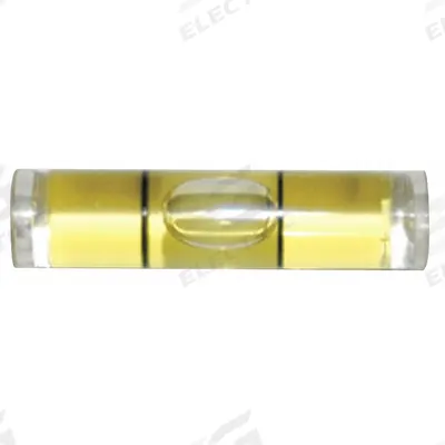 JOHNSON LEVEL Barrel Vial Level: 1 9/16 in Overall Lg, Acrylic - Replacement Vials for Box, I-Beam, & Torpedo Levels