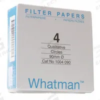 CYTIVA WHATMAN Qualitative Filter Paper: 4 Grade, 4.25 cm Dia, 0.21 mm Thick, Medium (MPN 1004-042). Key specifications — Brand: CYTIVA WHATMAN; Porosity: Medium; Fluted: No.