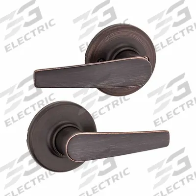 KWIKSET Door Lever Lockset: Passage Lever Locksets/Storeroom Lever Locksets, Bronze