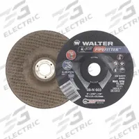 WALTER SURFACE TECHNOLOGIES Depressed Center Grinding Wheel: Type 27, 6" x 3/32" x 7/8", 36 Grit (MPN 08N603). Key specifications — Series: Pipefitter; Brand: WALTER SURFACE TECHNOLOGIES.