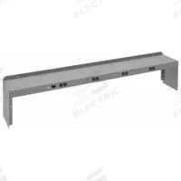 TENNSCO Electronic Riser: 72 in Overall Wd, 10 in Overall Dp, Gray, Carbon Steel, Steel, 12 in (MPN REI-1072-WK-1). Key specifications — Includes Mounting Hardware: Yes; Color: Gray.