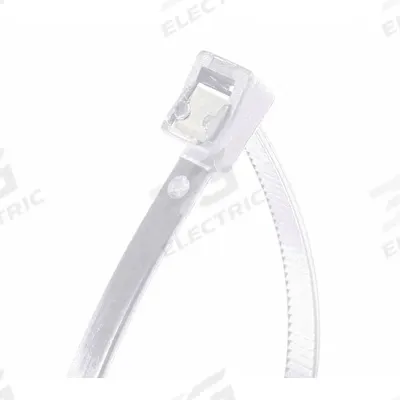 GARDNER BENDER Self Cutting Cable Tie: 14 in Nominal Lg, 4 in Nominal Max. Bundle Dia. - Cable Ties with Built-In Tail Clipper