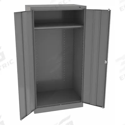TENNSCO Storage Cabinet: 36 in x 24 in x 72 in, 1 Adj Shelf, Swing Handle & Keyed - Commercial Wardrobe Cabinets
