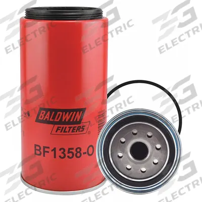 BALDWIN FILTERS Fuel Filter: Spin-On, 4 7/16 in Outside Dia, 1"-14 Thread Size, Cellulose - Spin-On Fuel Filters