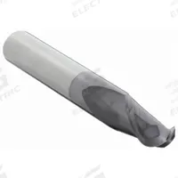 CLEVELAND Ball End Mill: Carbide, TiAlN Coated, 2 Flute, 7/16" Mill Dia, 5/8" LOC, 2-1/2" OAL (MPN C80951)