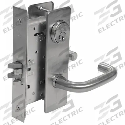 CORBIN RUSSWIN Door Lockset: Storeroom Lever Locksets, Chrome