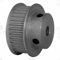 DAYTON Timing Pulley: Modified Curvilinear, Fixed, For GT Timing Belt Section, For 9 mm Belt Wd (MPN 32-3P09M6FA6). Key specifications — Brand: DAYTON; Finish: Clear Anodized; For Belt Series: Powerhouse®.