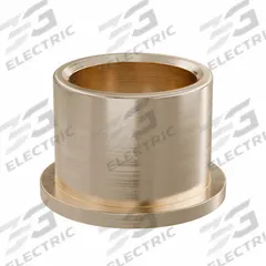 Flanged Sleeve Bearing: Bronze, SAE 841, 1 in Bore, 1 1/4 in OD, 1 in Lg, -35°F to 300°F, 10 PK (MPN FF1213-02B). Key specifications — System of Measurement: Inch; Material Grade: SAE 841; Flange Type: Flanged; Brand: OILITE.