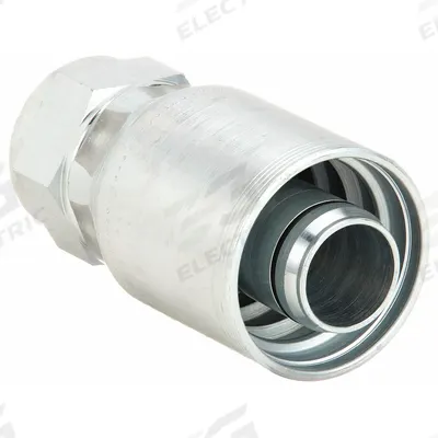 AEROQUIP Hydraulic Crimp Fitting: Steel x Steel, Straight, -16 For Hose Dash Size - Aeroquip Crimp Hydraulic Hose Fittings with JIC Connection
