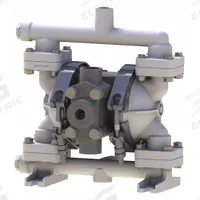 SANDPIPER Double Diaphragm Pump: PVDF Body, 1/4 in, NPT Connection, 5 gpm, 231 ft Max. Head, PP Seat (MPN PB 1/4,TS4K.). Key specifications — Brand: SANDPIPER; Seat Material: PP; Check Valve Material: Santoprene.