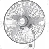AIR KING Mounted Fan: 18 in Blade Dia, Oscillating, 3 Speeds, 1/15 hp Motor Horsepower (MPN 9850). Key specifications — Oscillation: Oscillating; Number of Speeds: 3; Product Type: Circulating Fan; Voltage: 120V AC; Brand: AIR KING; Application: Home and Office.
