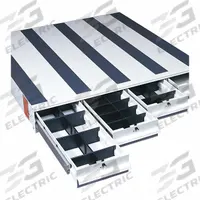 WEATHER GUARD Truck or Van Storage Drawer: Aluminum, 4 Shelves, 49 in Overall Dp, 48 in Overall Wd (MPN 318-3). Key specifications — Brand: WEATHER GUARD; Color: White.