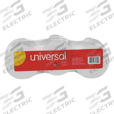UNIVERSAL ONE Paper Roll: 2 1/4 in Wd, 150 ft Lg, 16 lb Paper Wt, White - Standard Adding Machine & Point-of-Sale Paper Rolls
