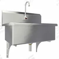 SANI-LAV Scrub Sink: 1 Stations, 10 1/2 in Bowl Dp, 28 in Bowl Lg, 16 1/2 in Bowl Wd, 1 Faucet Holes (MPN 532A). Key specifications — Includes Side Splash: Side Splash Not Included; Series: Scrub Sinks; Brand: SANI-LAV; Power Source: AC Powered.