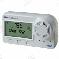 HOBO Data Logger: 0%to 95% Relative Humidity Measured, 32°F to 122°F, 0°C to 50°C, MX1102A, Windows. Key specifications — Interface: Wireless; Parameters Measured: Carbon Dioxide; Brand: HOBO; Features: Find Me Pager Feature; Software Options: Software Available Separately; Data Logger Type: Temperature.