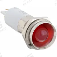 APPROVED VENDOR Protruding Panel Light: 12 mm Panel Mounting Hole Dia, LED, Red, Protruding Head (MPN 24M121). Key specifications — Brand: APPROVED VENDOR; Electrical Connection: 0.11 Male Quick Disconnect.