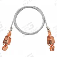 APPROVED VENDOR Bonding and Grounding Wire: (2) Alligator Clips, 3 ft, PVC, Clear (MPN 8AA85). Key specifications — Conductor Material: Carbon Steel; Connector Types: (2) Alligator Clips; Clamp Opening Span: Alligator Clip 5/8 in; Brand: APPROVED VENDOR; Wire Length: 3 ft; Manufacturer Part Number: 8AA85.