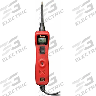 POWER PROBE Circuit Tester: Circuit Tester, Electrical Circuits, 12 to 24V, Brass, Rubber - Vehicle Circuit Testers