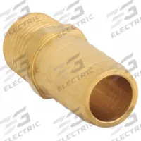 APPROVED VENDOR Barbed Hose Fitting: For 3/4 in Hose I.D., Hose Barb x NPT, Male x Male, Hex, Rigid (MPN 707001-1208). Key specifications — Fitting Connection Type: Hose Barb x NPT; Fitting Gender: Male x Male; Nipple Grip Type: Hex; Brand: APPROVED VENDOR.